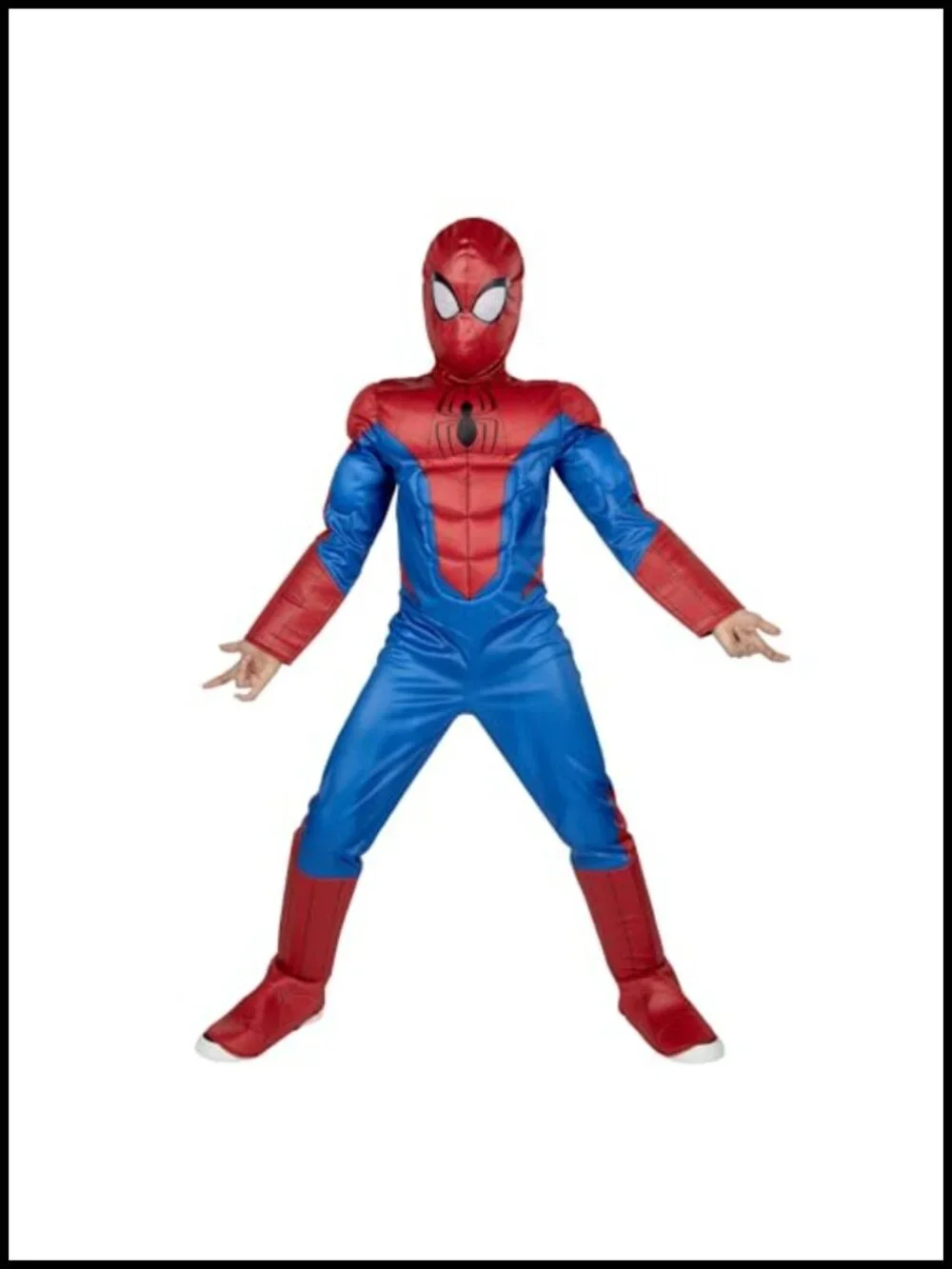 Official Spider-Man Halloween Costume Jumpsuit with Mask for Kids